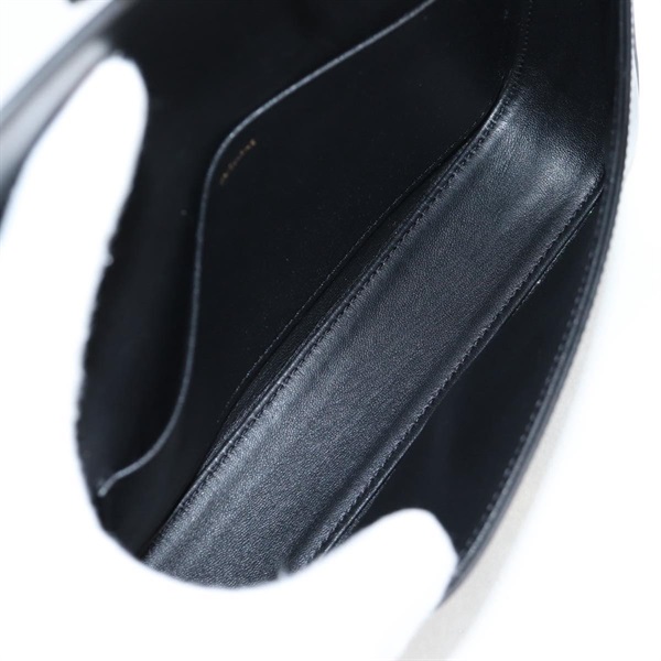 CELINE トリオンフ ショルダーバッグ ブラック ゴールド レザーの画像8
