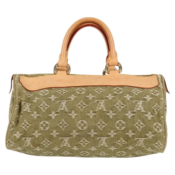 LOUIS VUITTON ネオスピーディ モノグラムデニム ハンドバッグ M95215 リケン ゴールド デニムの画像2