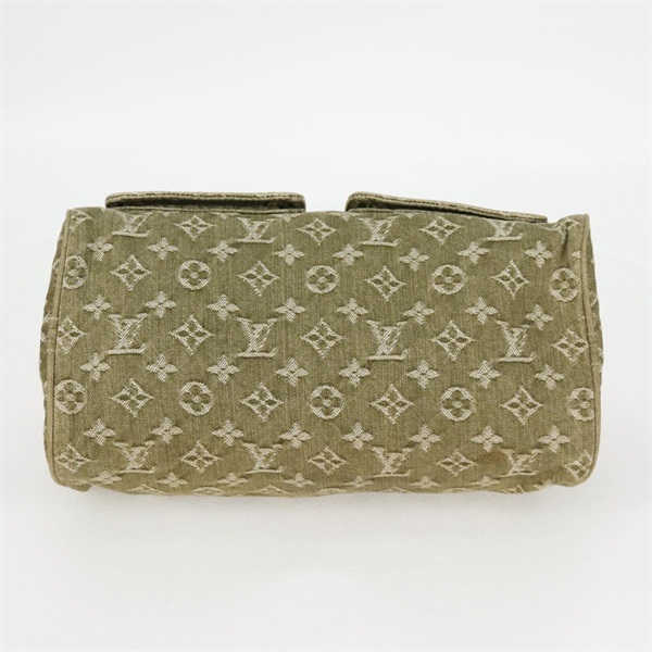 LOUIS VUITTON ネオスピーディ モノグラムデニム ハンドバッグ M95215 リケン ゴールド デニムの画像8