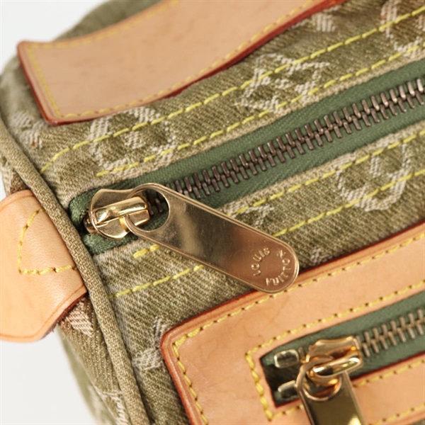 LOUIS VUITTON ネオスピーディ モノグラムデニム ハンドバッグ M95215 リケン ゴールド デニムの画像17