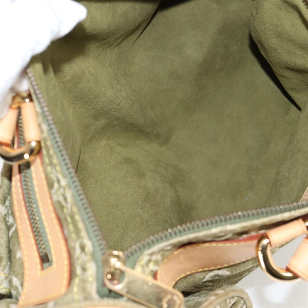 LOUIS VUITTON ネオスピーディ モノグラムデニム ハンドバッグ M95215 リケン ゴールド デニムの画像19