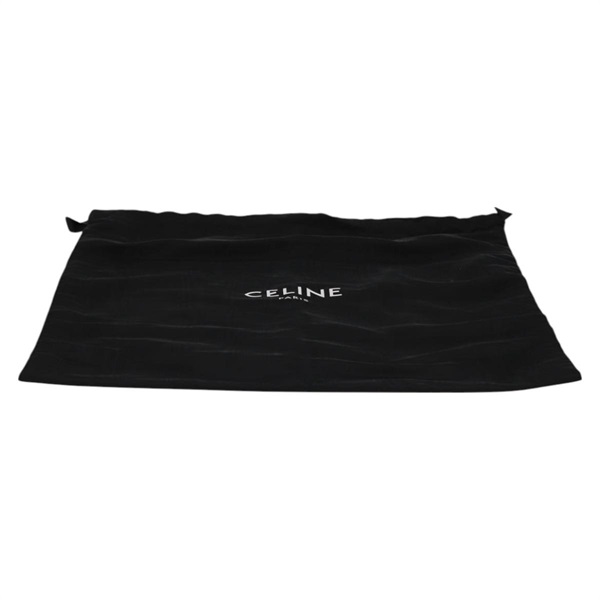 CELINE ビッグバッグ ハンドバッグ ブラック シルバー レザーの画像11