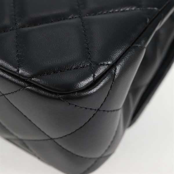 CHANEL マトラッセ 2WAYハンドバッグ トップハンドルバッグ 2021年 ショルダーバッグ ブラック ゴールド ラムスキンの画像15