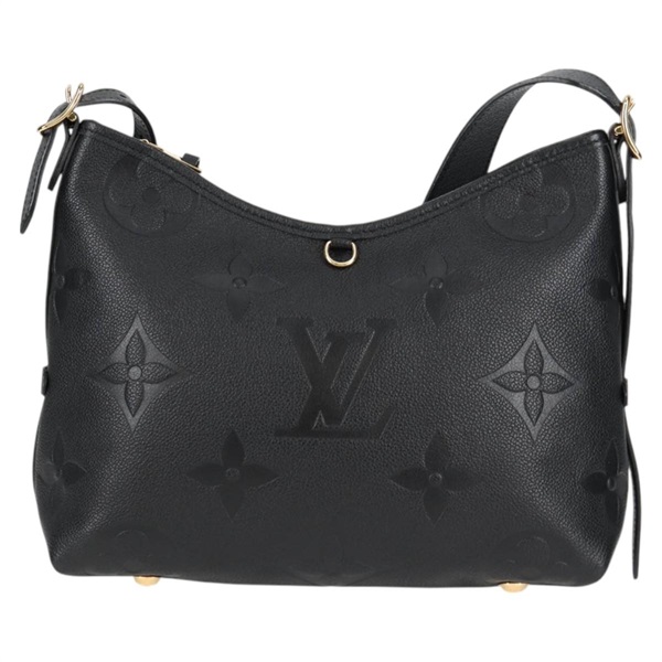 LOUIS VUITTON モノグラムアンプラントキャリーオール NM PM ショルダーバッグ M46288 ブラック ゴールド レザーの画像1