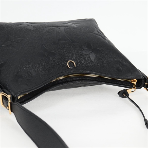 LOUIS VUITTON モノグラムアンプラントキャリーオール NM PM ショルダーバッグ M46288 ブラック ゴールド レザーの画像5