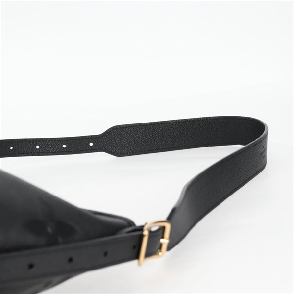 LOUIS VUITTON モノグラムアンプラントキャリーオール NM PM ショルダーバッグ M46288 ブラック ゴールド レザーの画像8