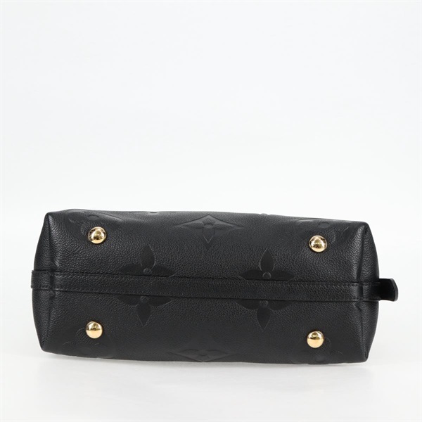 LOUIS VUITTON モノグラムアンプラントキャリーオール NM PM ショルダーバッグ M46288 ブラック ゴールド レザーの画像9