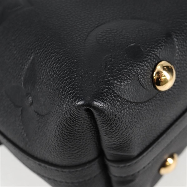 LOUIS VUITTON モノグラムアンプラントキャリーオール NM PM ショルダーバッグ M46288 ブラック ゴールド レザーの画像10