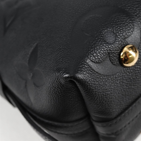 LOUIS VUITTON モノグラムアンプラントキャリーオール NM PM ショルダーバッグ M46288 ブラック ゴールド レザーの画像12