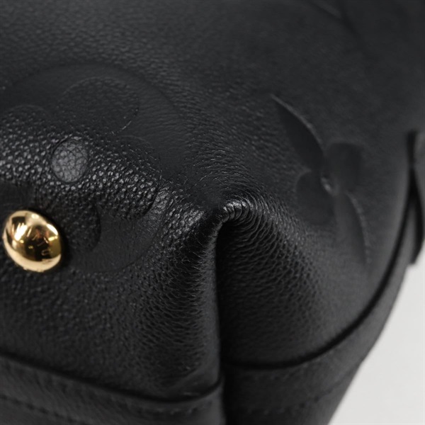 LOUIS VUITTON モノグラムアンプラントキャリーオール NM PM ショルダーバッグ M46288 ブラック ゴールド レザーの画像13