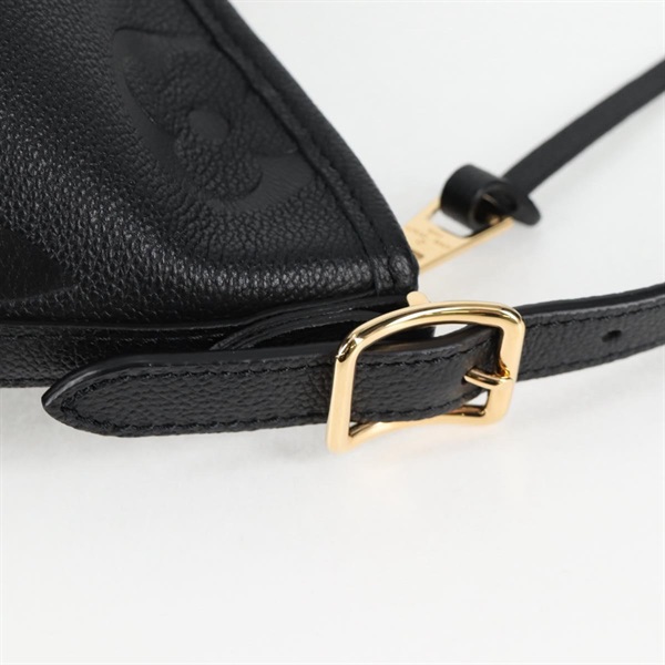 LOUIS VUITTON モノグラムアンプラントキャリーオール NM PM ショルダーバッグ M46288 ブラック ゴールド レザーの画像14