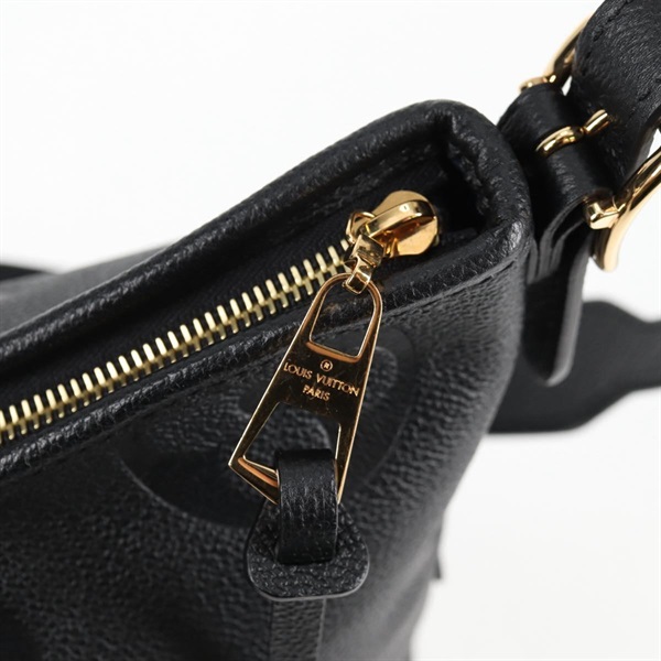 LOUIS VUITTON モノグラムアンプラントキャリーオール NM PM ショルダーバッグ M46288 ブラック ゴールド レザーの画像16