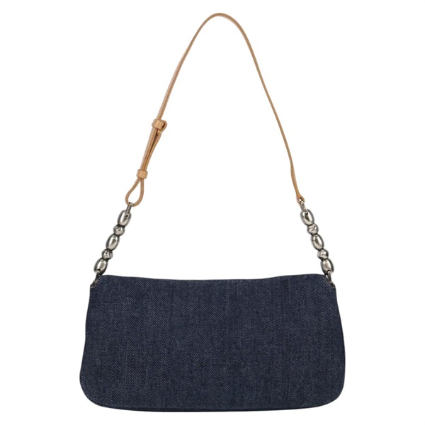 Christian Dior マリスパール ワンショルダーバッグ ショルダーバッグ インディゴブルー ベージュ シルバー シルバー デニムの画像2