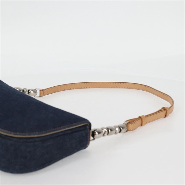 Christian Dior マリスパール ワンショルダーバッグ ショルダーバッグ インディゴブルー ベージュ シルバー シルバー デニムの画像7