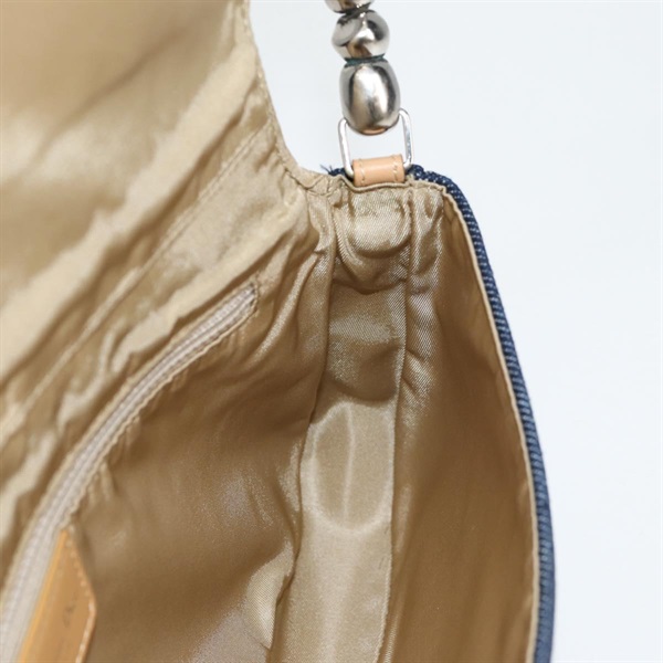 Christian Dior マリスパール ワンショルダーバッグ ショルダーバッグ インディゴブルー ベージュ シルバー シルバー デニムの画像19