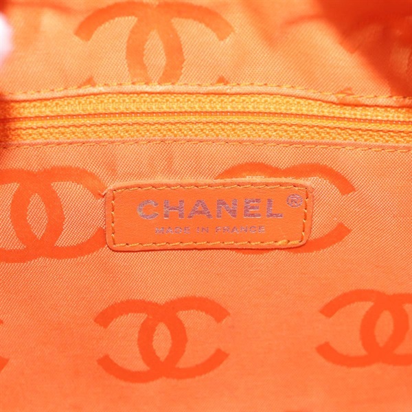 CHANEL カンボン ボストン 2006年 トートバッグ ブラウン ラムスキンの画像14