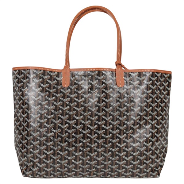 GOYARD サンルイ PM トートバッグ ブラウン ブラック PVCの画像1