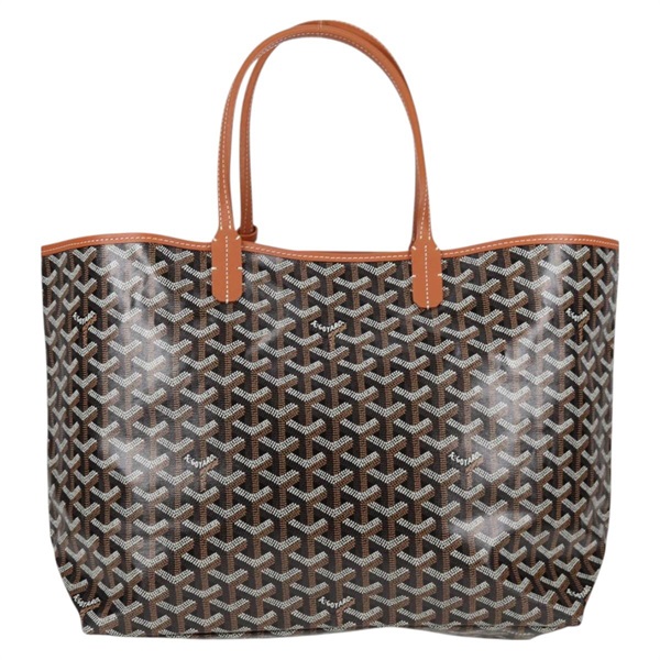GOYARD サンルイ PM トートバッグ ブラウン ブラック PVCの画像2