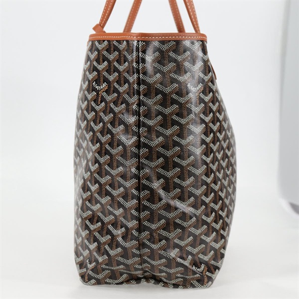GOYARD サンルイ PM トートバッグ ブラウン ブラック PVCの画像3