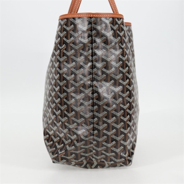GOYARD サンルイ PM トートバッグ ブラウン ブラック PVCの画像4