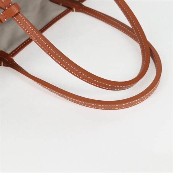GOYARD サンルイ PM トートバッグ ブラウン ブラック PVCの画像6