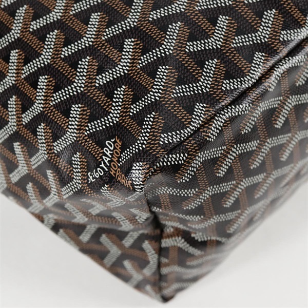 GOYARD サンルイ PM トートバッグ ブラウン ブラック PVCの画像9