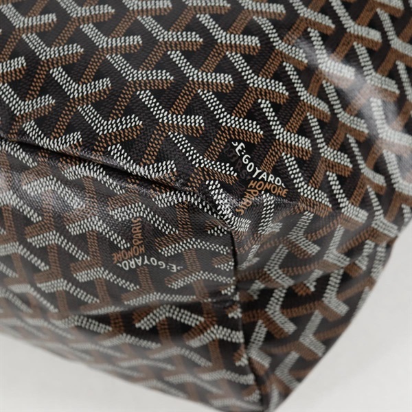 GOYARD サンルイ PM トートバッグ ブラウン ブラック PVCの画像10