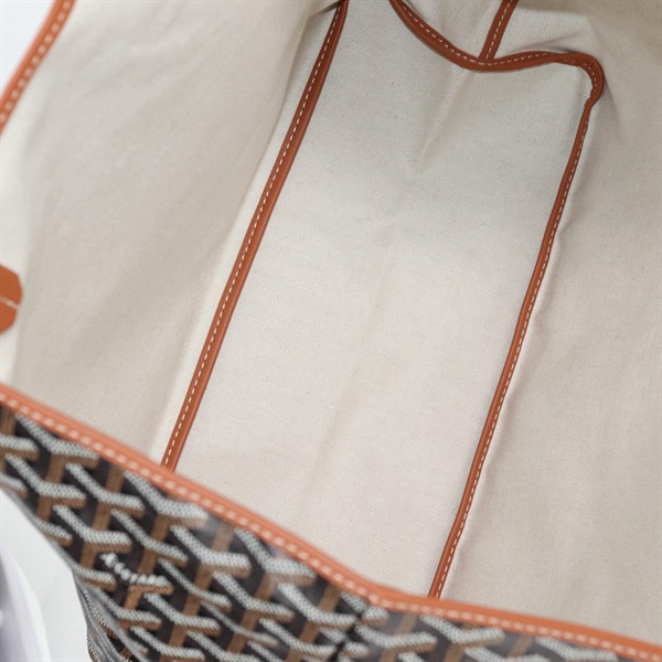 GOYARD サンルイ PM トートバッグ ブラウン ブラック PVCの画像13