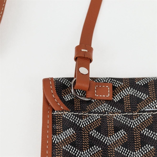 GOYARD サンルイ PM トートバッグ ブラウン ブラック PVCの画像18