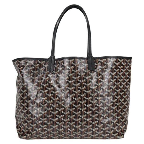 GOYARD サンルイ PM トートバッグ ブラック シルバー PVCの画像2