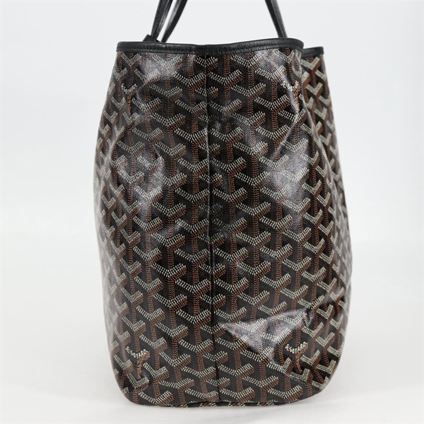 GOYARD サンルイ PM トートバッグ ブラック シルバー PVCの画像3