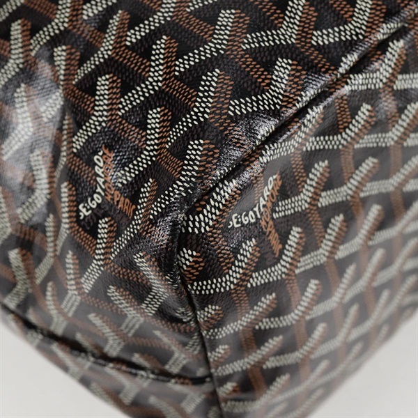 GOYARD サンルイ PM トートバッグ ブラック シルバー PVCの画像10