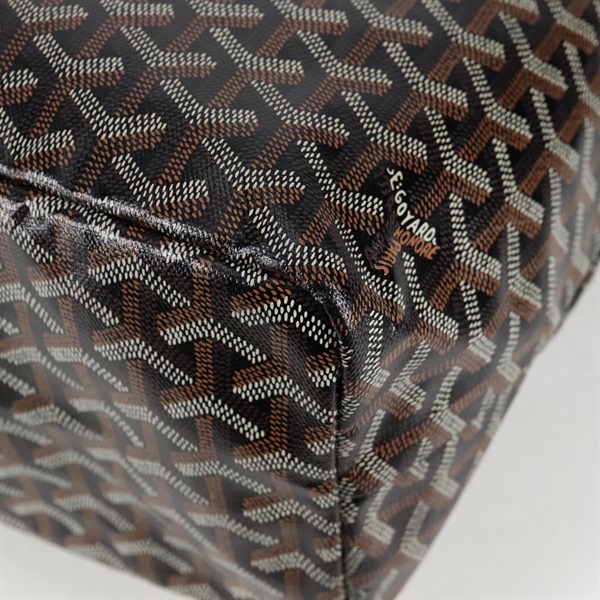 GOYARD サンルイ PM トートバッグ ブラック シルバー PVCの画像13