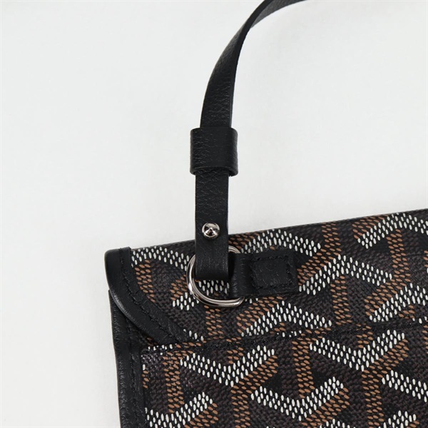 GOYARD サンルイ PM トートバッグ ブラック シルバー PVCの画像19