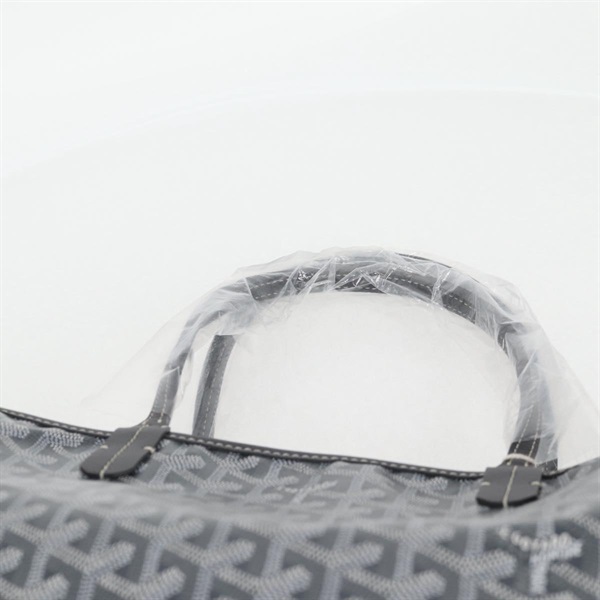 GOYARD サンルイ PM トートバッグ グレー シルバー PVCの画像7
