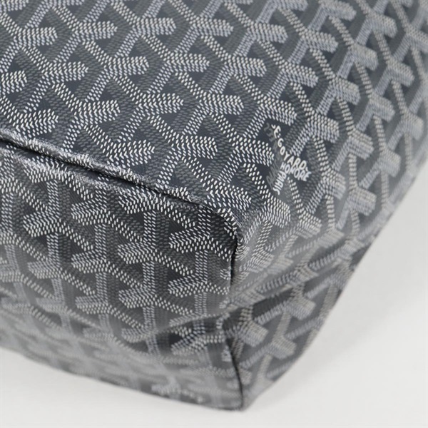 GOYARD サンルイ PM トートバッグ グレー シルバー PVCの画像12
