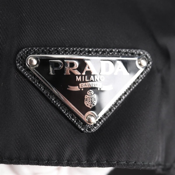 PRADA トライアングル キャップ L 2HC274  ブラック テスートの画像5