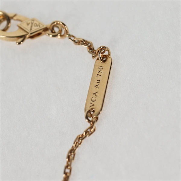 Van Cleef & Arpels ヴィンテージ アルハンブラ ネックレス ゴールド ホワイト 750YG マザーオブパールの画像6