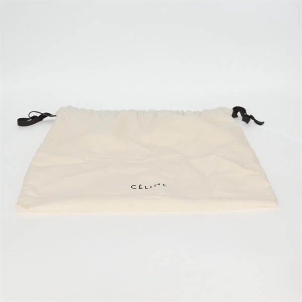 CELINE ベルトバッグ ナノ ハンドバッグ グレー ゴールド グレインドカーフの画像10