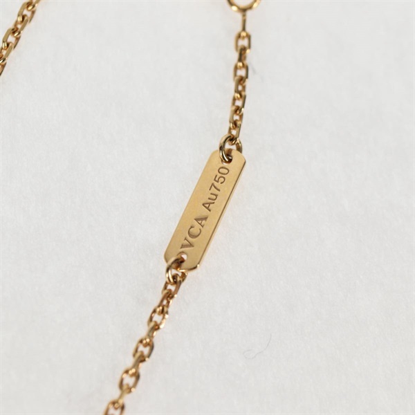 Van Cleef & Arpels ヴィンテージ アルハンブラ ネックレス ゴールド ホワイト 750YG マザーオブパールの画像6