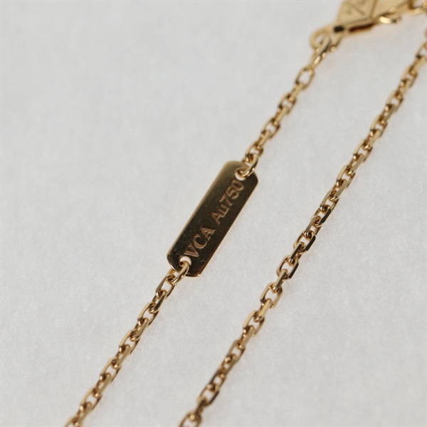 Van Cleef & Arpels ヴィンテージ アルハンブラ ネックレス ゴールド ブラック 750YG オニキスの画像6