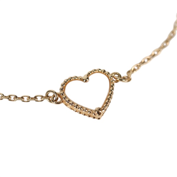 Van Cleef & Arpels スウィート アルハンブラ ハート ブレスレット イエローゴールド ホワイト 750YG マザーオブパールの画像1