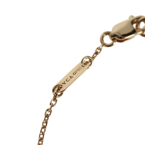 Van Cleef & Arpels スウィート アルハンブラ ハート ブレスレット イエローゴールド ホワイト 750YG マザーオブパールの画像3