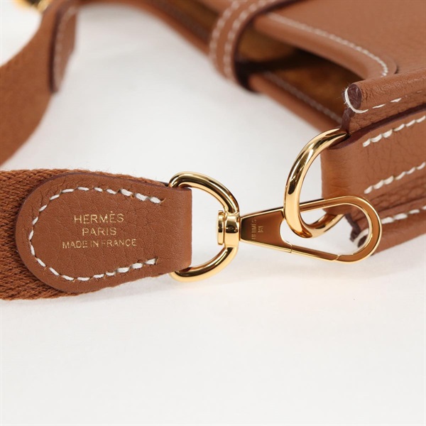 HERMES エヴリン TPM 2022年 U ショルダーバッグ ゴールド ゴールド トリヨンクレマンスの画像6