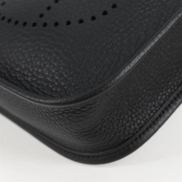 HERMES エヴリン TPM 2024年 W ショルダーバッグ ノワール ゴールド トリヨンクレマンスの画像6