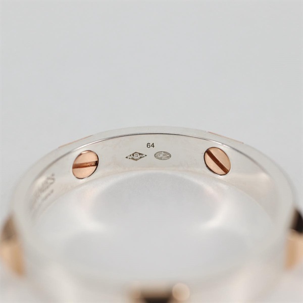 HERMES リング クルー・ドゥ・H リング 64 シルバー ピンクゴールド 925 750PGの画像4